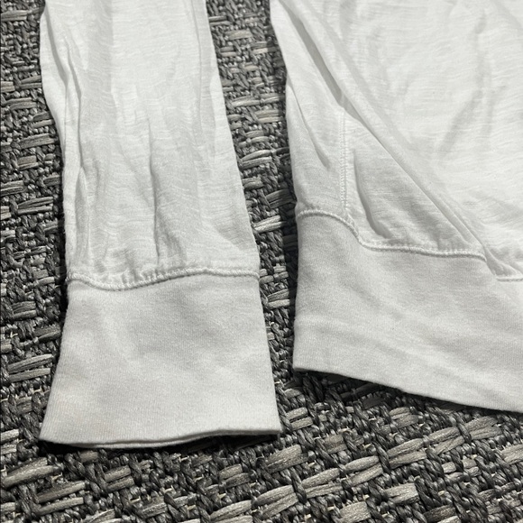 Laurier | Lightweight White Full Zip Hoodie - Picture 5 of 10